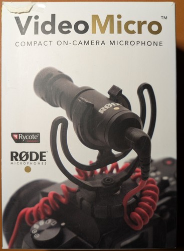 Rode VideoMicro Compact On-Camera Microphone with Rycote - Picture 1 of 7
