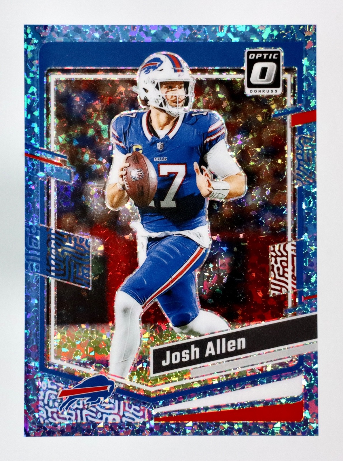 2023 Donruss Optic Josh Allen 15/15 Bookend Ice Prizm #22 Bills SSP FL3
