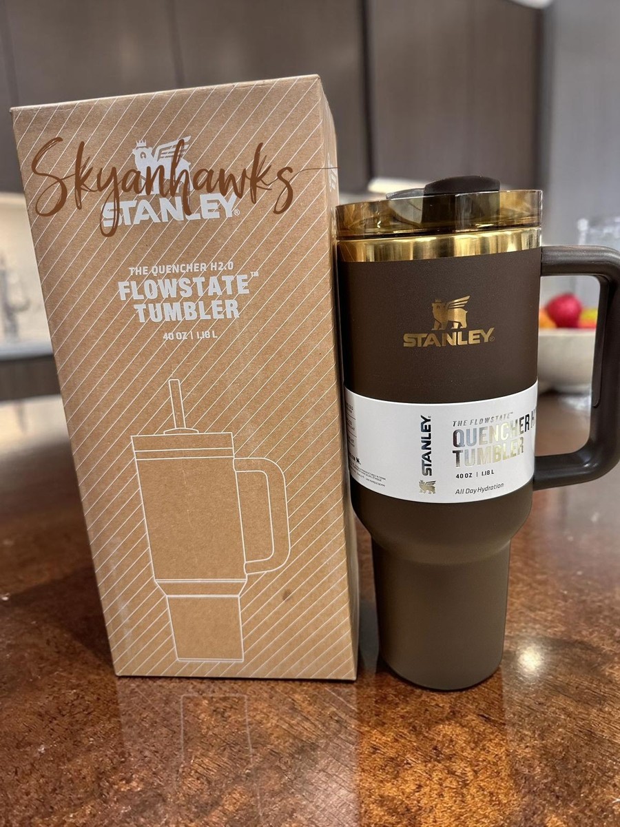 Stanley Chocolate Gold Quencher 40oz Tumbler Flowstate H2.0 Factory Sealed  | eBay