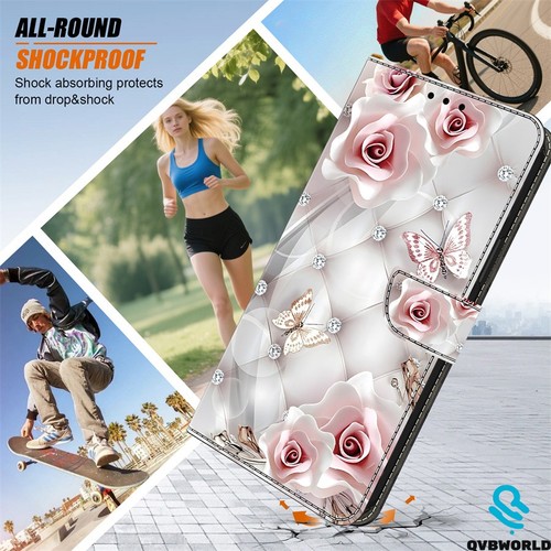 Case for Xiaomi Redmi Note 14 13 12 11 10 Pattern Wallet Flip Stand Phone Cover - 第 6/19 張圖片