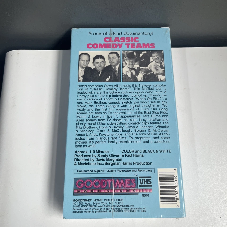 Classic Comedy Teams (VHS 1986) Tape, Good times, Good Condition Video - Image 4 of 4