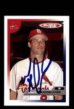 Signed Baseball Card Auto Mark Grudzielanek 2005 Topps Total #348 Cardinals