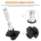 1 set of Telescopic Ladder Fittings Ladder Steel Shaft Spring with Base