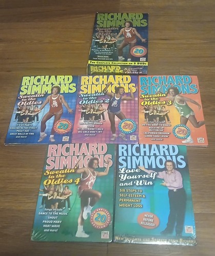 Richard Simmons Sweatin to the Oldies Box Set (5-DVD, 2007) - Picture 1 of 11
