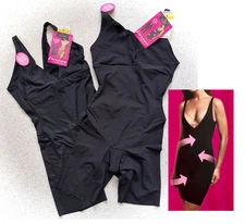 $116 (set 2) NWT *FLEXEES* Firm & Everyday Control Shape Wear-Your-Own-Bra  sz S