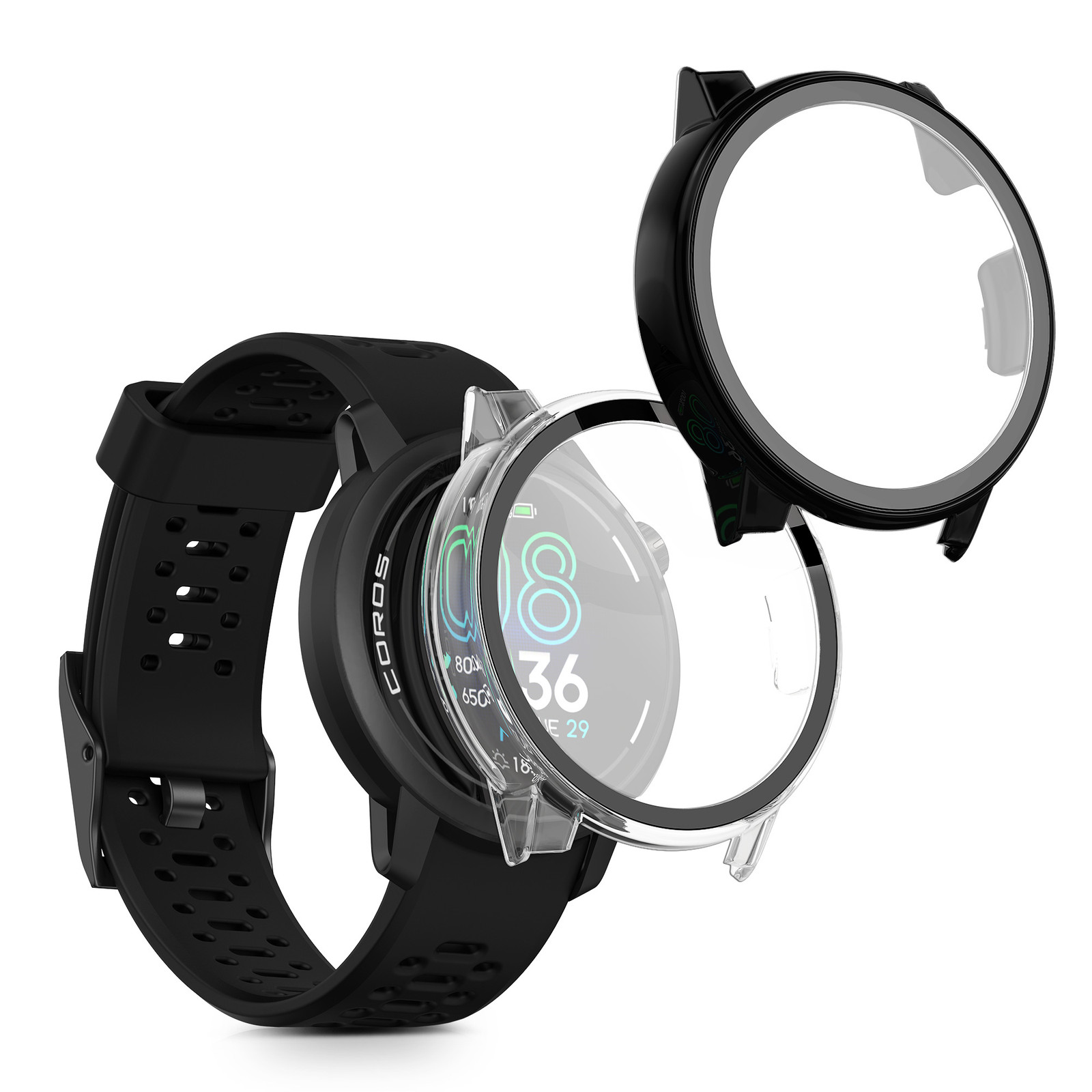 Умные часы Hülle für COROS PACE Pro Silikon с корпусом Schutzhülle Case Smartwatch 