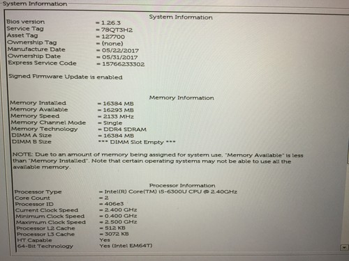 Dell Latitude E5570 15" Core i5-6300U 2,4 GHz 16 GB RAM 256 GB SSD NO OS Buono - Foto 3 di 17