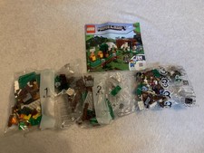 New Minecraft Pillager Outpost Lego Set 21159 No Box That Has Instructions.