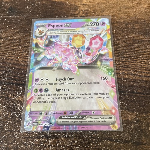 Espeon ex 034/131 Sv: Prismatic Evolutions Holo
