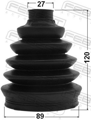FEBEST-OE 2117P-CA223.OE Set soffietto, albero di trasmissione per, BUICK,BUICK (SGM),CADILLAC - Foto 2 di 2