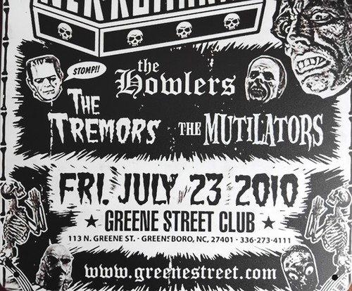 NEKROMANTIX "LIVE IN GREENSBORO, JULI 2010" METALL BLECHSCHILD * PSYCHOBILLY * NEU - Bild 4 von 4