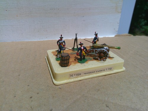 Alymer Miniploms 629, Prussian cannon artillery 1735, 20mm lead
