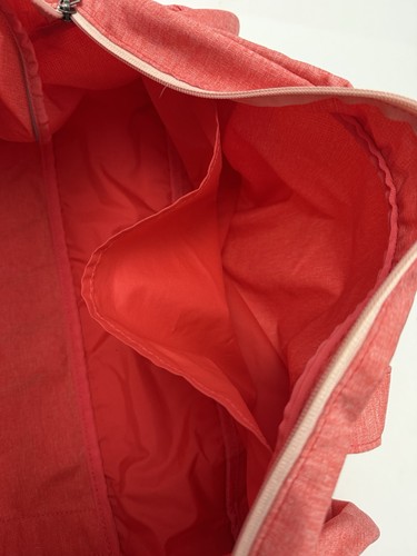 Borsa Nike Duffle Palestra Tote Bag Rosa/Corallo Manici Tracolla Allenamento 21"x10"x9" - Foto 10 di 14