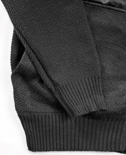 Buffalo David Bitton Men's Jacket L Sweater Full Zip Mock Neck Pockets Black $99 - Bild 6 von 8