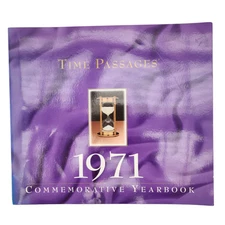 1971 Commemorative Yearbook Birthday Gift Time Passages Anniversary Softcover