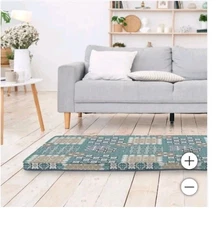 Purelux 2” Memory Foam Rollout Lounger Charcoal Infused Odor Control Portable