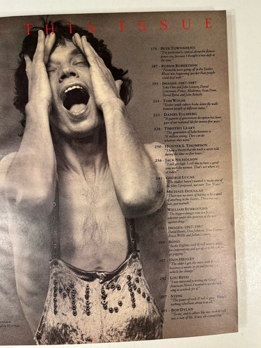 20 Anniversary Rolling Stone Magazin 1987 - Tonnen von Fotos & Artikeln - Top - Bild 2 von 10