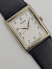 Vintage Seiko Men's Tank Quartz Watch V701-5E20 New Battery As-Is
