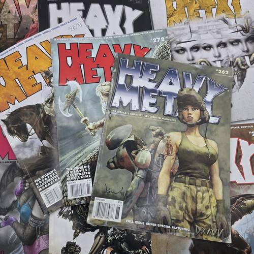 Heavy Metal Magazine Lot Of 10 Ilustrated Graphic Novels #262-292 Good Condition - Picture 3 of 24