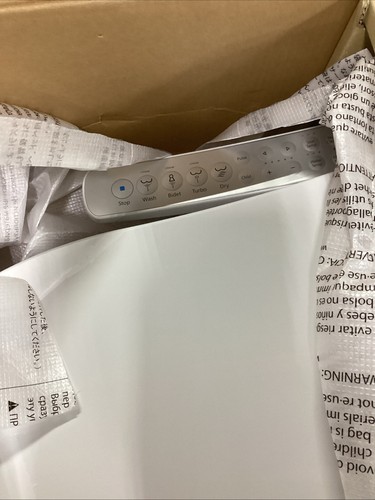 NUOVO SEDILE WC BIDET BEMIS HD-7000 BIANCO BIDET ALLUNGATO - Foto 4 di 6