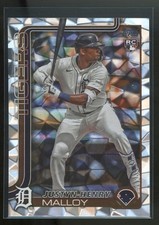 Justyn-Henry Malloy 2025 Topps Series 1 Diamante Foil Rookie Card #269