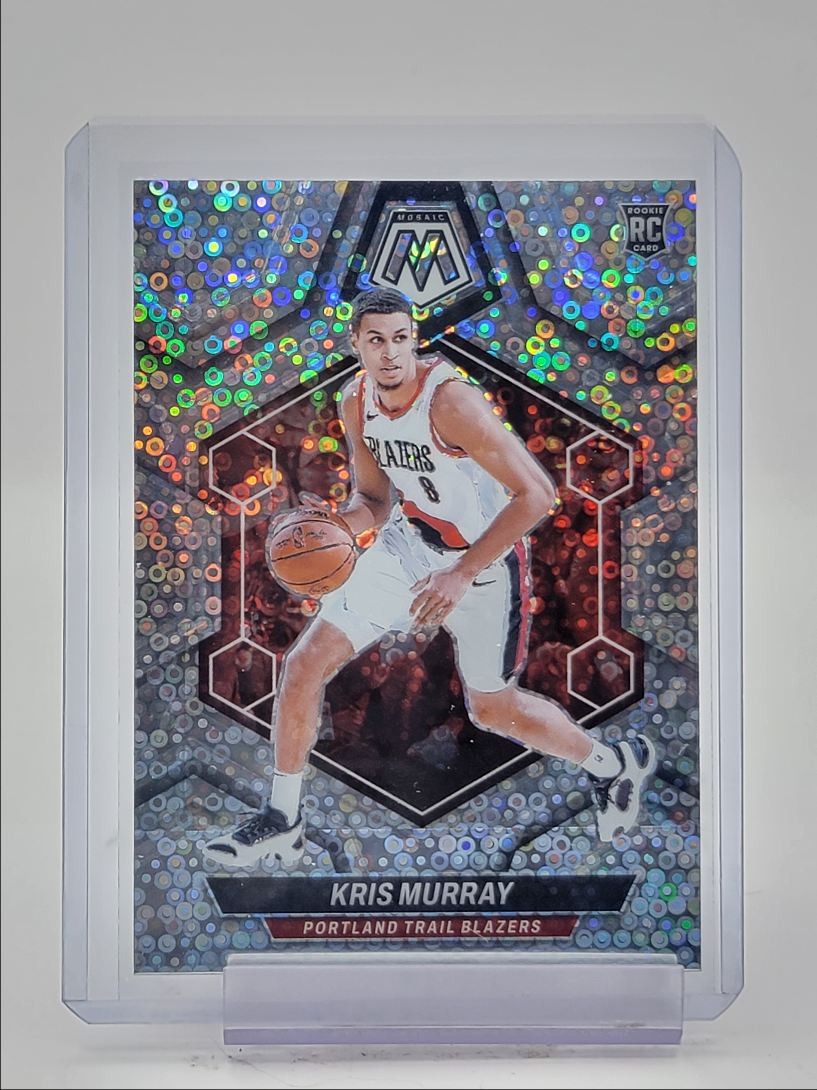 KRIS MURRAY 2023-24 MOSAIC ROOKIE SILVER FAST BREAK PRIZM #207 RC Q4397
