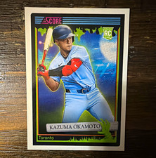 Panini Score-A-Treat 2026 Kazuma Okamoto Toronto Rookie RC #172 Card. rookie card picture