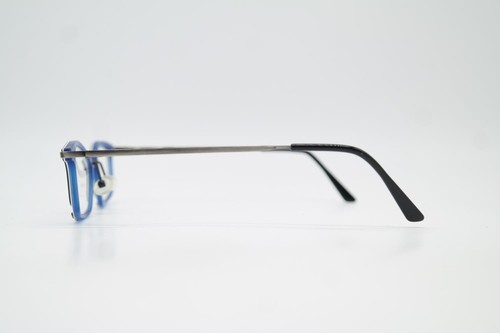 Occhiali Vintage SKANDAL SK 24 Nero Bianco Blu Argento Ovale Montatura - Photo 2/6