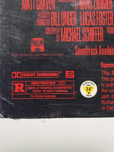 Sealed VHS Crimson Tide Action Thriller Movie - Picture 10 of 11