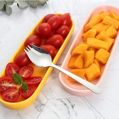 ☆● WoW Rainbow Sporks 4 Pack Sporks Stainless Steel Spork Everyday Household●☆ - Picture 12 of 13