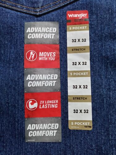 ***NEW***Men's Wrangler Riggs Workwear 5 Pocket Relaxed Fit Denim Jeans Sz 32x32 - Picture 2 of 10