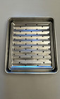 Universal 11" × 10" Aluminum Broil Rack for The Compact Convection Oven; Silver