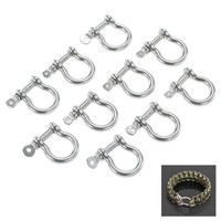 10x O Shape Anchor Shackle Outdoor Rope Paracord Bracelet Buckle Stainless A5l3 on sale 10x O Shape Anchor Shackle Outdoor Rope Paracord Bracelet Buckle Stainless A5l3 on sale