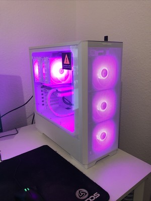 Mid - High End -all White - Gaming  PC RTX 4060 32GB RAM 1 TB Ryzen 7