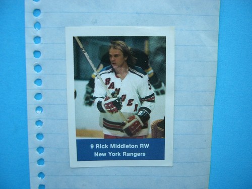 1974/75 ACME LOBLAW'S NHL ACTION PLAYERS UPDATE STAMP RICK MIDDLETON SP LOBLAWS - Picture 3 of 3