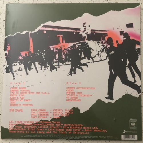 The Clash - The Clash - Transparent Pink Vinyl - UK - Import  NEW STILL SEALED - Picture 2 of 3