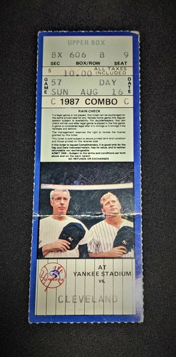 Joe Dimaggio Pictures Navy Conference 1975 Plus Ticket Stub 1987 Yankee Stadium - Picture 11 of 12
