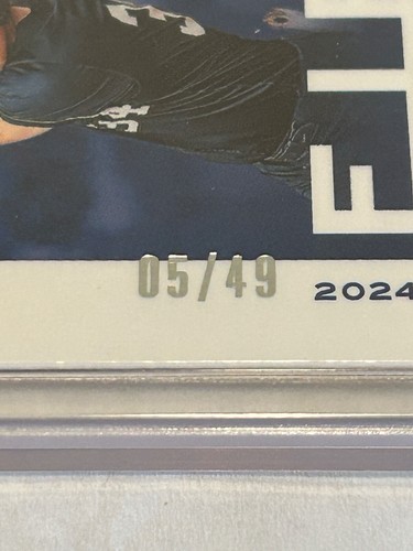 ENCASED 2024 PANINI PROSPECTS ON CARD AUTO MYLES NAYLOR FUTURE LEGENDS -#18/99 - Picture 5 of 6