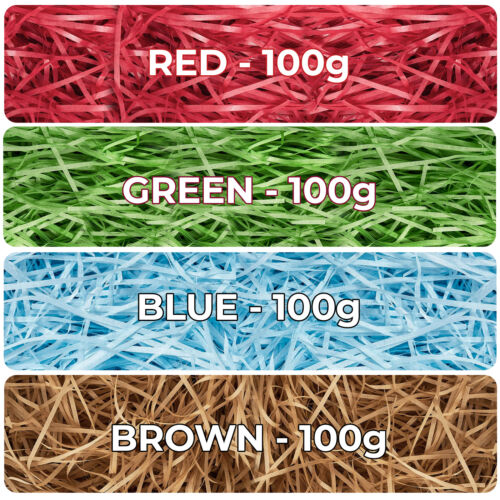 Coloured Luxury Shredded Tissue Paper Gift Box Basket Hamper Packaging Fillers - Picture 44 of 53