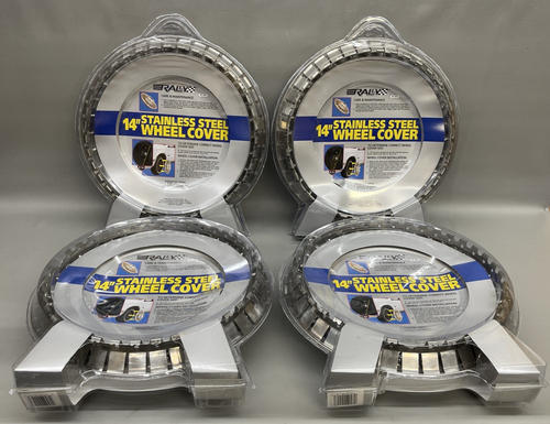 Rally Wire Wheel Cover Hub Cap 14 Inch Set of 4 (Read) - Picture 9 of 13