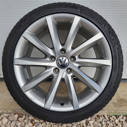1 orig VW Passat B6 Alufelge 8x18 ET44 Sarmakand 3C0601025AA BA, SR 235/40 6,5mm - Bild 1 von 24