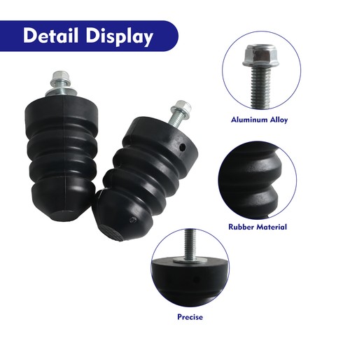 Parachoques de resorte de hoja de eje trasero 2 piezas para Ford Excursion 2000-2005 nuevo - Imagen 11 de 11