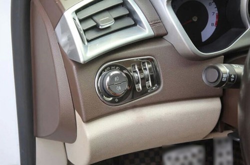 Chrome Titanium Headlight Switch Control Frame Trim For Cadillac SRX 2010-2016 - Picture 9 of 10