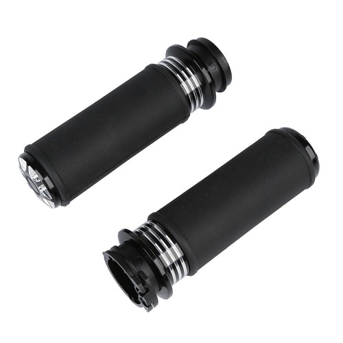 CNC 1" 25mm Handlebar Hand Grips Fit For Harley Dyna FXD FXDB FXDF 1996-2017 16 - Picture 7 of 10