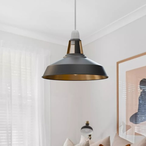 Vintage Metal Lamp Shade Ceiling Light Shades Retro Lampshade Easy Fit Pendant - Picture 73 of 74