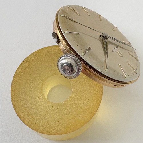 Omega Cal 285 Watch Movement Parts Balance Fork Spring Bridge Barrel 14390-6-SC - 第 11/11 張圖片