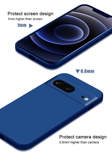 COVER Case Per GOOGLE PIXEL 7A CUSTODIA MORBIDA SILICONE TPU SLIM Gomma Gel - Foto 8 di 14