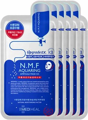 Mediheal N.M.F Aquaring Ampullenmaske EX (5EA) / Koreanische Schönheit