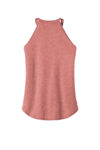 District DT137L Women's Sleeveless Stylish Curved Hem Perfect Tri Rocker Tank - Picture 18 of 43