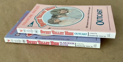 2 Sweet Valley High Vintage Bücher #48 41 80er F. Pascal Slam Buch Fieber Ausgestoßen - Bild 3 von 7